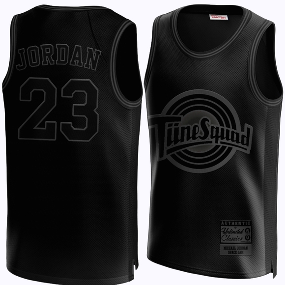 Michael Jordan Jersey Tune Squad Black Jersey Basketball Jersey - Main Image